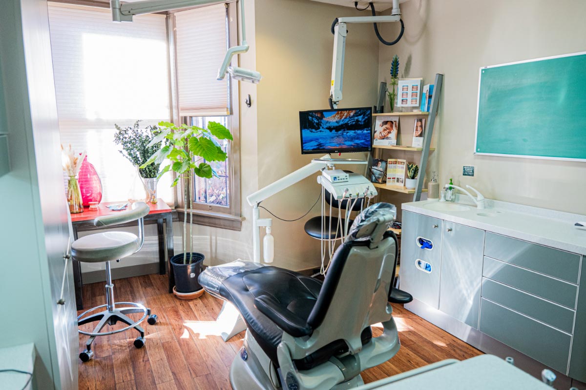 Botox and TMJ dental exam room in Denver, CO